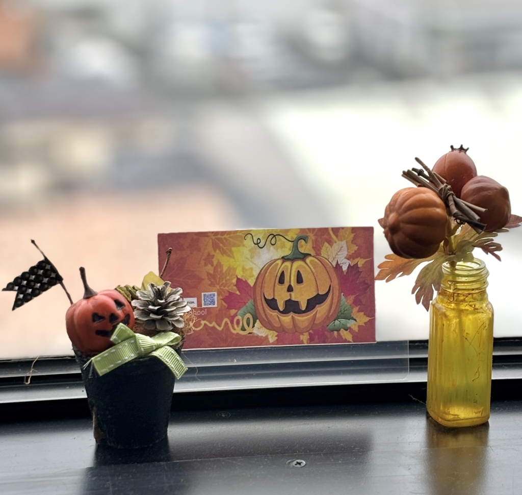 ハロウィンの飾り